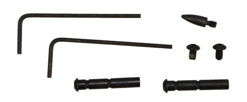 ar 15 anti walk pin set black steel