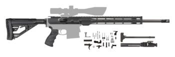 AR-10 Rifle Kit – 20″ / .308 / 1:10 / 15″ M-LOK Handguard / Bolt Carrier Group / Charging Handle / Buttstock Kit / Lower Parts Kit / 205181