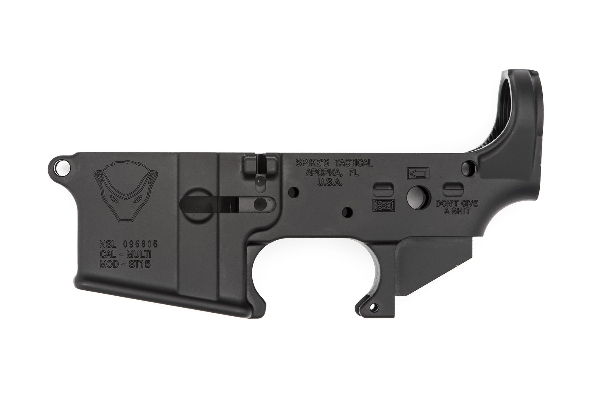 ar15-spikes-tactical-stripped-lower-receiver-honey-badger-logo-anodized-black-900221