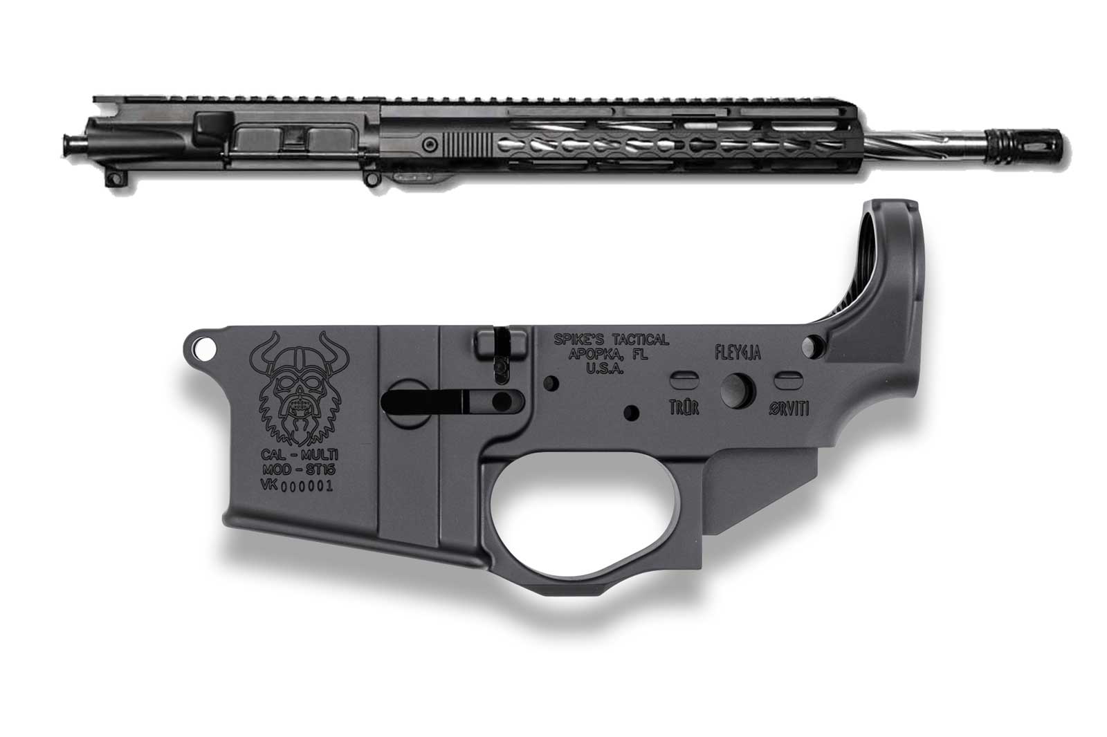 This AR15 upper assembly features a 16" .223 WYLDE spiral flute ba...
