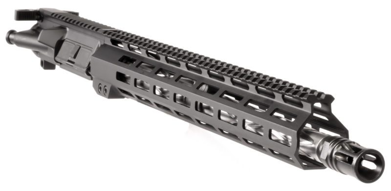 ar15 complete upper assembly 16 inches diamond fluted keymod rail 160003 2
