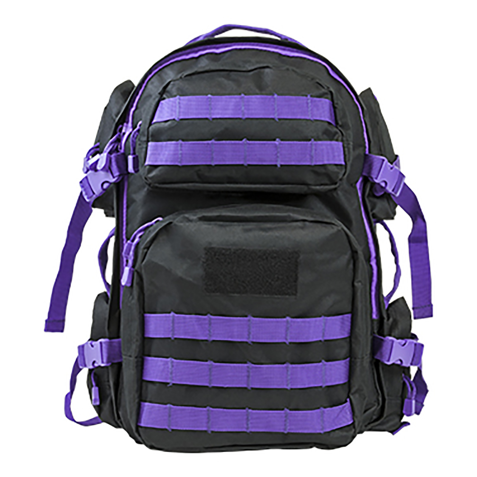 anc star vism tactical backpack black with purple