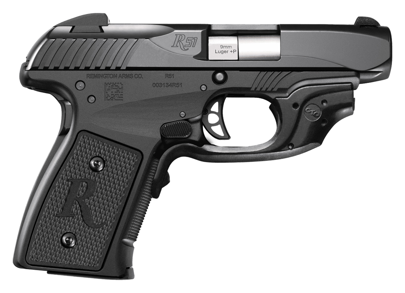 remington r51 crimson trace 9mm luger semi auto pistol