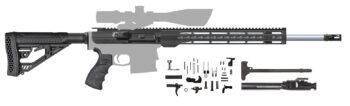 AR-10 Rifle Kit – 20″ / .308 / 1:10 / Stainless Steel / 15″ Keymod / Bolt Carrier Group / Charging Handle / Adaptive Buttstock Kit / Lower Parts Kit
